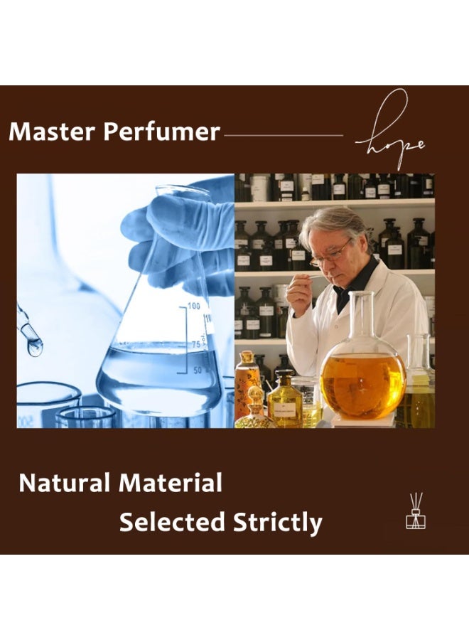 SODANEED 200ml Reed Diffuser Set, Aromatherapy Diffusers Set, Large Capacity Diffusers Oil, Home & Office Hotel Decor Room Car Fragrance, Scented Oil Diffusers Gift Set - Image 4