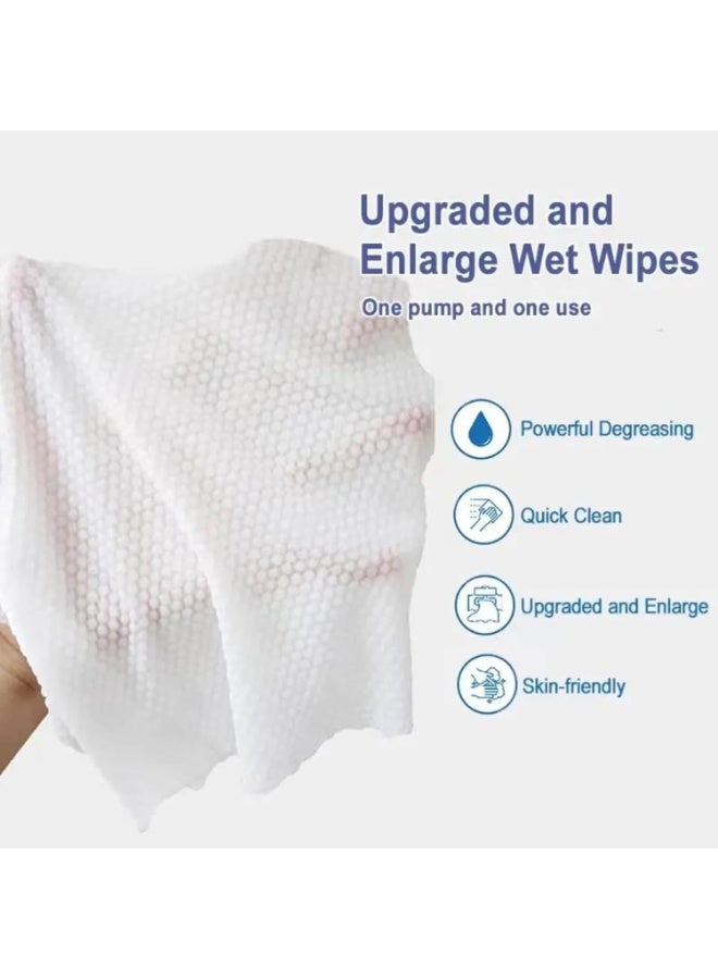 Generic Wet Wipes for Kitchen and Home Cleaning, 80 Sheets Per Pack, Antibacterial Wipes with Lid, Multipurpose Kitchen Towel for Grease Stains, Hygienic Wet Wipes for Tables and Countertops - Image 5