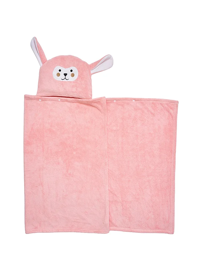 babyqlo Bunny Ears Kids Hooded Bathrobe Towel