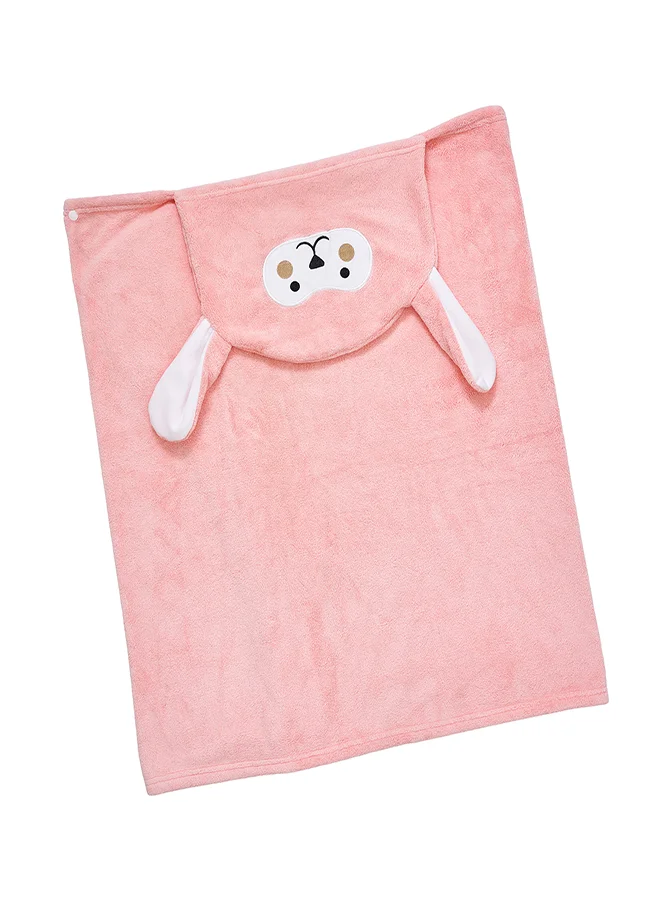 babyqlo Bunny Ears Kids Hooded Bathrobe Towel