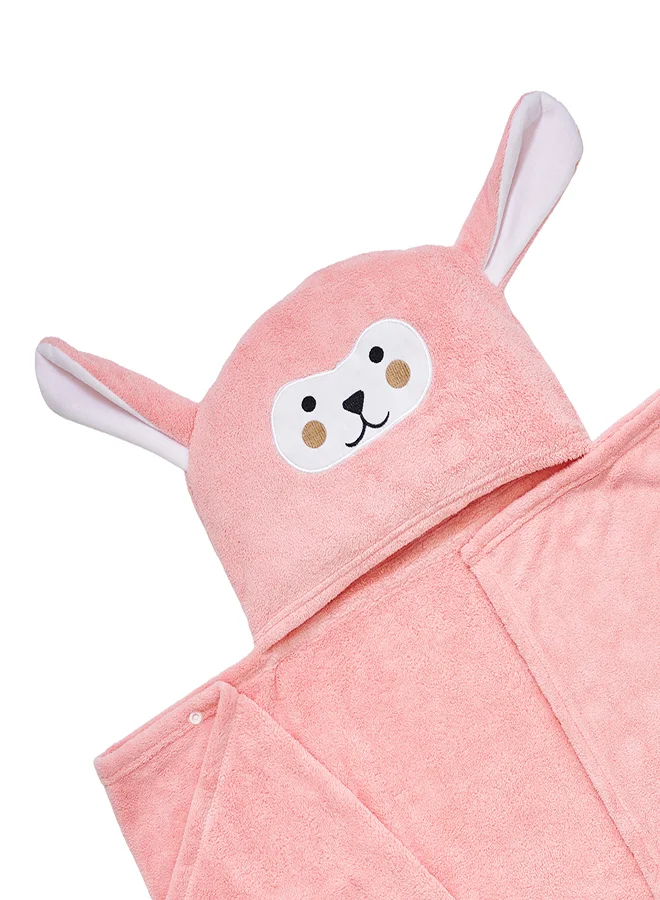 babyqlo Bunny Ears Kids Hooded Bathrobe Towel
