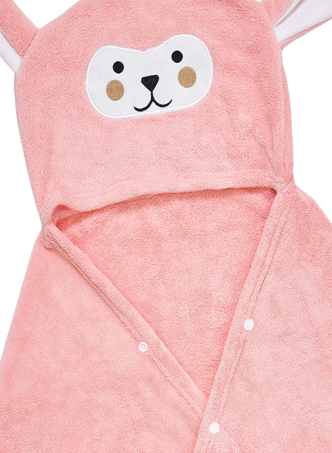 babyqlo Bunny Ears Kids Hooded Bathrobe Towel