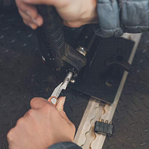 Gerber أداة جيربر جير أرمبار درايف EDC متعددة الاستخدامات 8 في 1 بسكين جيب مع مفك جيب، شفرة 2.5"، برتقالي - Image 5