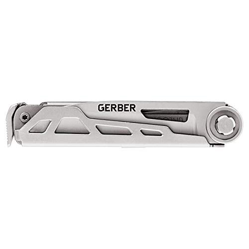 Gerber أداة جيربر جير أرمبار درايف EDC متعددة الاستخدامات 8 في 1 بسكين جيب مع مفك جيب، شفرة 2.5"، برتقالي - Image 4