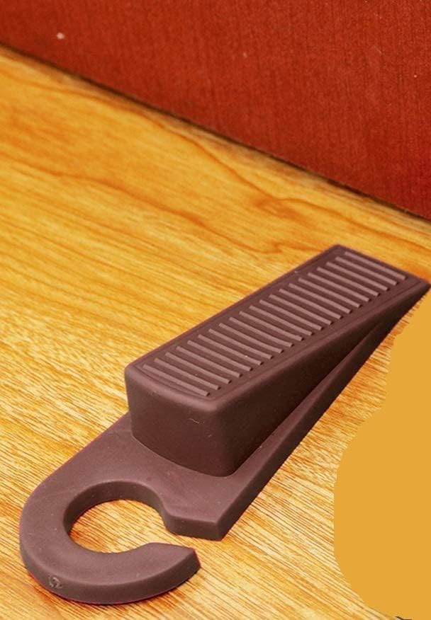 Prostuff.in® Door Wedge Stoppers with Holder Heavy Duty Slip-Resistant Rubber Door Stopper Assorted Colour 2 Pcs - Image 4
