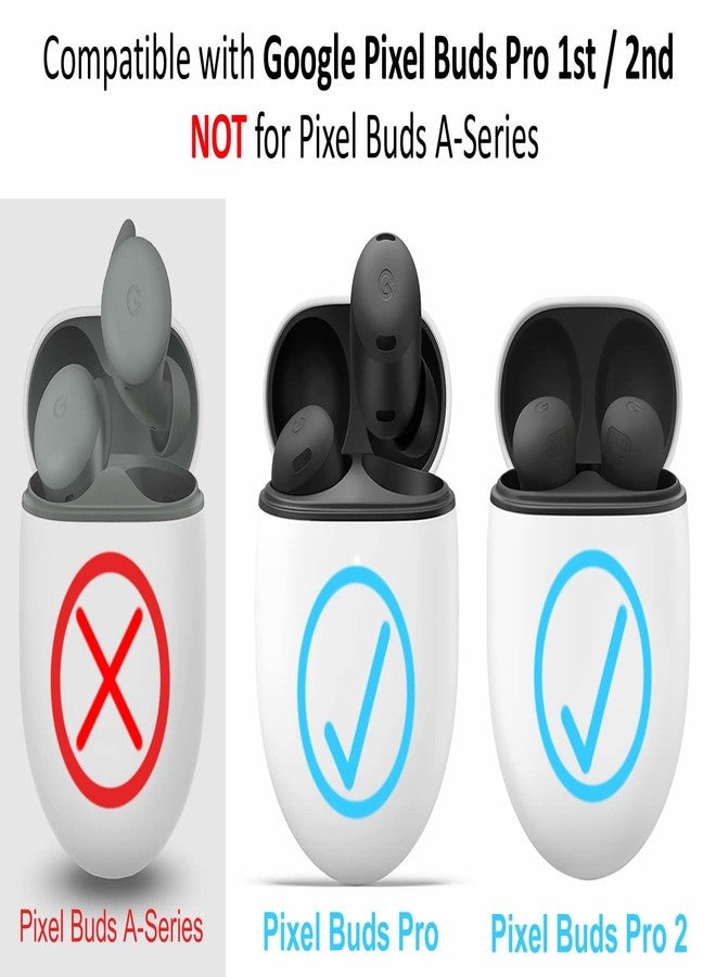 A-Focus for Pixel Buds Pro 2 Memory Foam Ear Tips, 3 Pairs Replacement Comfortable No Silicone Pain Fit in Case Eartips Cover Compatible with New Google Pixel Buds 2 Pro Black L/M/S - Image 2