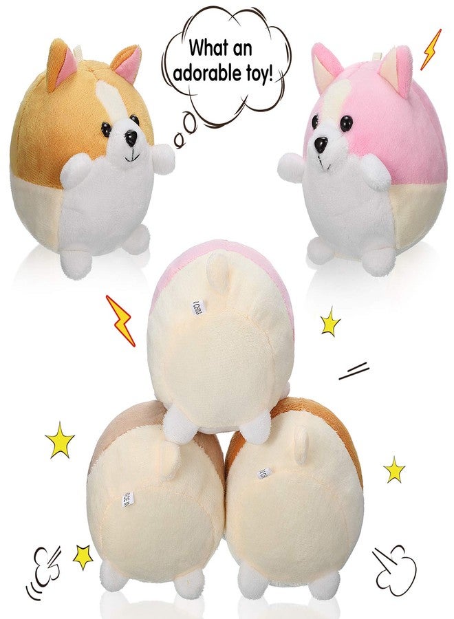 Skylety 12 Pieces Small Stuffed Toys 5 Inch Cute Small Stuffed Keychain Set, 3 Colors Goodie Bag Fillers, Carnival Prizes, Valentine' Day, Easter Egg Filler Party Favors (Cute Style) - Image 4