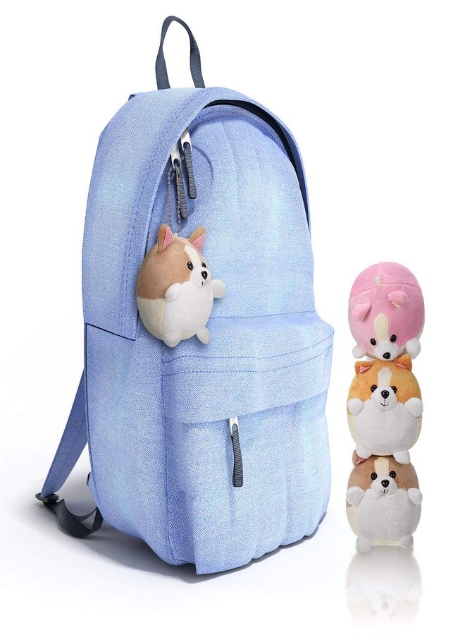Skylety 12 Pieces Small Stuffed Toys 5 Inch Cute Small Stuffed Keychain Set, 3 Colors Goodie Bag Fillers, Carnival Prizes, Valentine' Day, Easter Egg Filler Party Favors (Cute Style) - Image 5