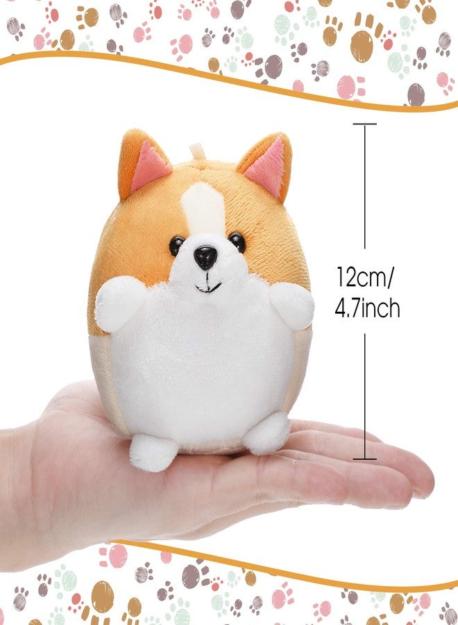 Skylety 12 Pieces Small Stuffed Toys 5 Inch Cute Small Stuffed Keychain Set, 3 Colors Goodie Bag Fillers, Carnival Prizes, Valentine' Day, Easter Egg Filler Party Favors (Cute Style) - Image 2