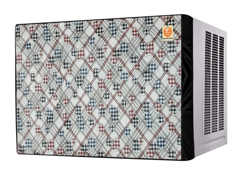 KANUSHI industries® 100% Waterproof And Dustproof Window Front AC Cover 1.5 to 2.0 Ton Capacity (AC-WIN-FRONT-W.F-NW-NEW-02) - Image 1