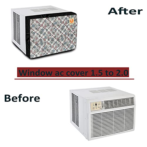 KANUSHI industries® 100% Waterproof And Dustproof Window Front AC Cover 1.5 to 2.0 Ton Capacity (AC-WIN-FRONT-W.F-NW-NEW-02) - Image 3