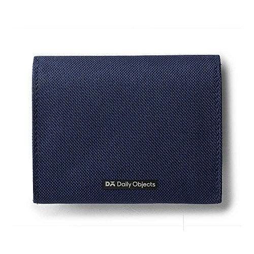 DailyObjects Blue Women's Flip Top Card Wallet | Made with Ballistic Nylon Material | Carefully Handcrafted | Holds up to 5 Cards | Slim and Easy to Fit in Pocket | Safety with Button Closure - Image 4