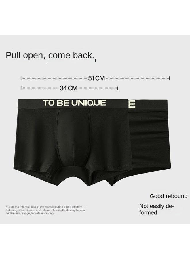 S Underwear Pure Cotton Type A Cotton Boxer Briefs 10a Antibacterial, Comfortable And Breathable Large Size 's Boxer Briefs - Image 4