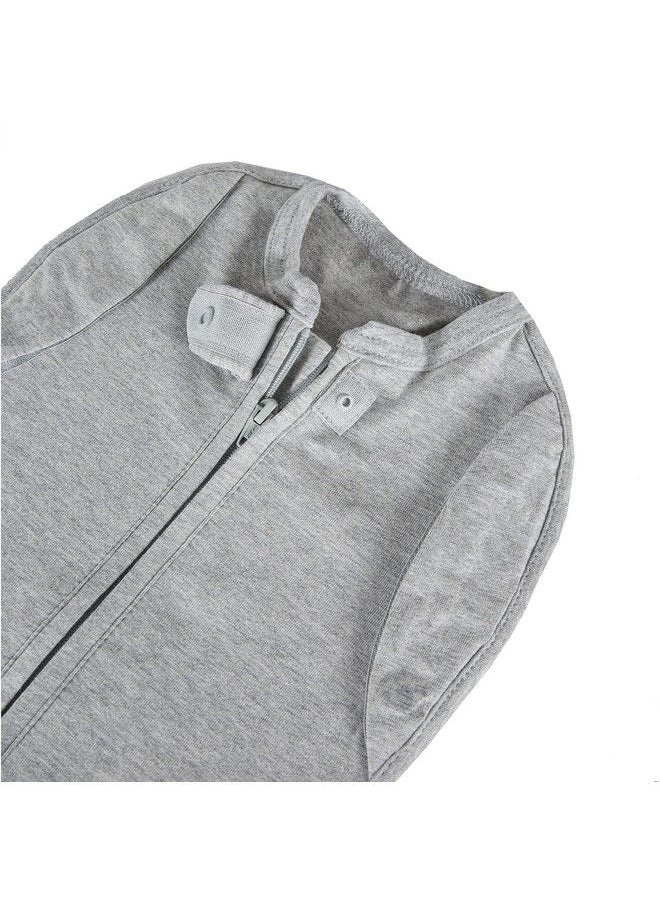 Woombie - Convertible Baby Swaddling Blanket I Swaddle Converts To Armsfree Wearable Blanket For Babies Up To 6 Months Grey 1419 Lbs - Image 1
