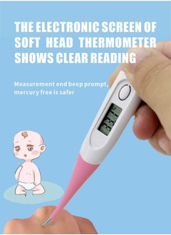 9-Piece Baby Care and Grooming Kit with Thermometer, Nasal Aspirator, Toothbrush, Emery Board, Nail Clipper, Scissor, Brush, Comb and Carry Case, Portable Healthcare Essential Daily Care Bathing Tool for Toddler Infant Pink - pzsku/Z9683A6AE8040AEF8AAA6Z/45/_/1725264735/9176afc5-44b1-4c05-9dca-311acc692d23