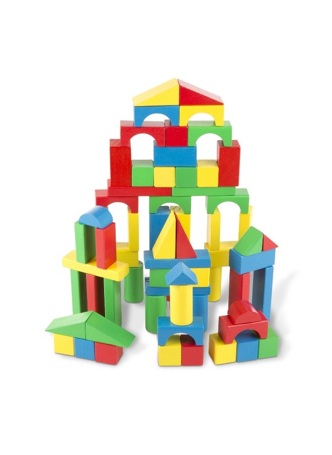 100 Wooden Block Set