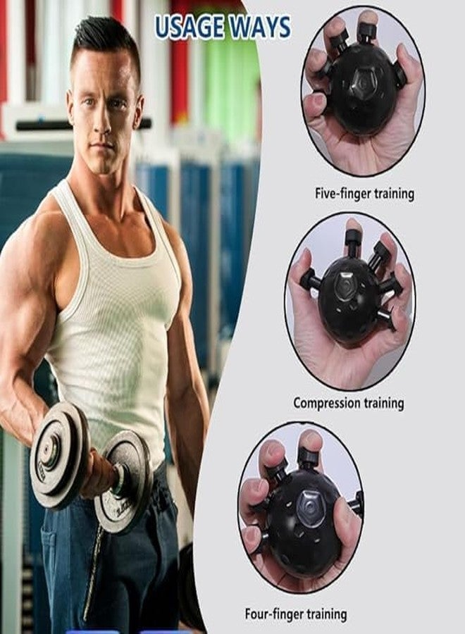 GUDDIES Hand Grip Strengthener,Ultimate Finger Exerciser Strength Trainer Exercise Ball Hand Strengthener Hand Balls Workout Equipment for Men & Women - Image 3