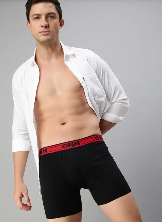 Styli Pack of 2 - Printed Elastic Waistband Long Trunks