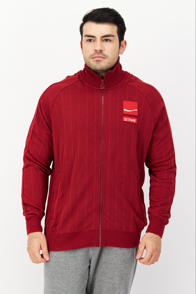 PUMA Puma x Coca Cola Men Sportswear Fit Training Track Jacket, Red  - Image 1