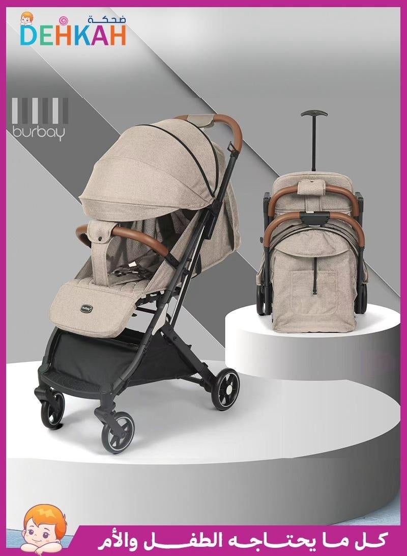 Burbay Ultra‑Compact Travel Stroller – Lightweight, One‑Second Fold, Airplane‑Ready - Image 1