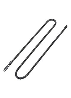 Generic Silver Necklace  men 2.5mm Box Chain 925 Sterling Silver Clasp Box Chain Silver Chain  16/18/20/22/24/26/28/30 Inches  - Image 1