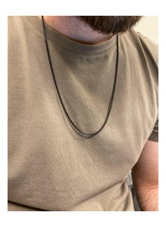 Generic Silver Necklace  men 2.5mm Box Chain 925 Sterling Silver Clasp Box Chain Silver Chain  16/18/20/22/24/26/28/30 Inches  - Image 2