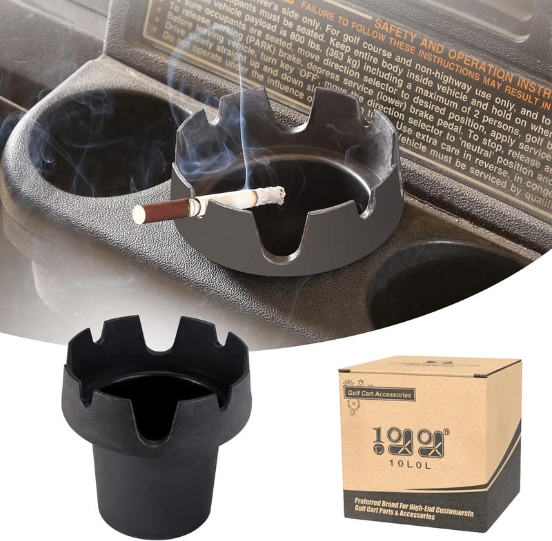 9.99WORLD MALL Cup Holder Ashtray for Golf Carts, Boats, RVs, and Cars - Image 1