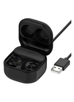 حافظة شحن لسماعات Samsung Galaxy Buds FE فقط، حافظة شاحن بديلة تدعم اقتران البلوتوث، شحن سلكي SM-R400، 600 مللي أمبير في الساعة
