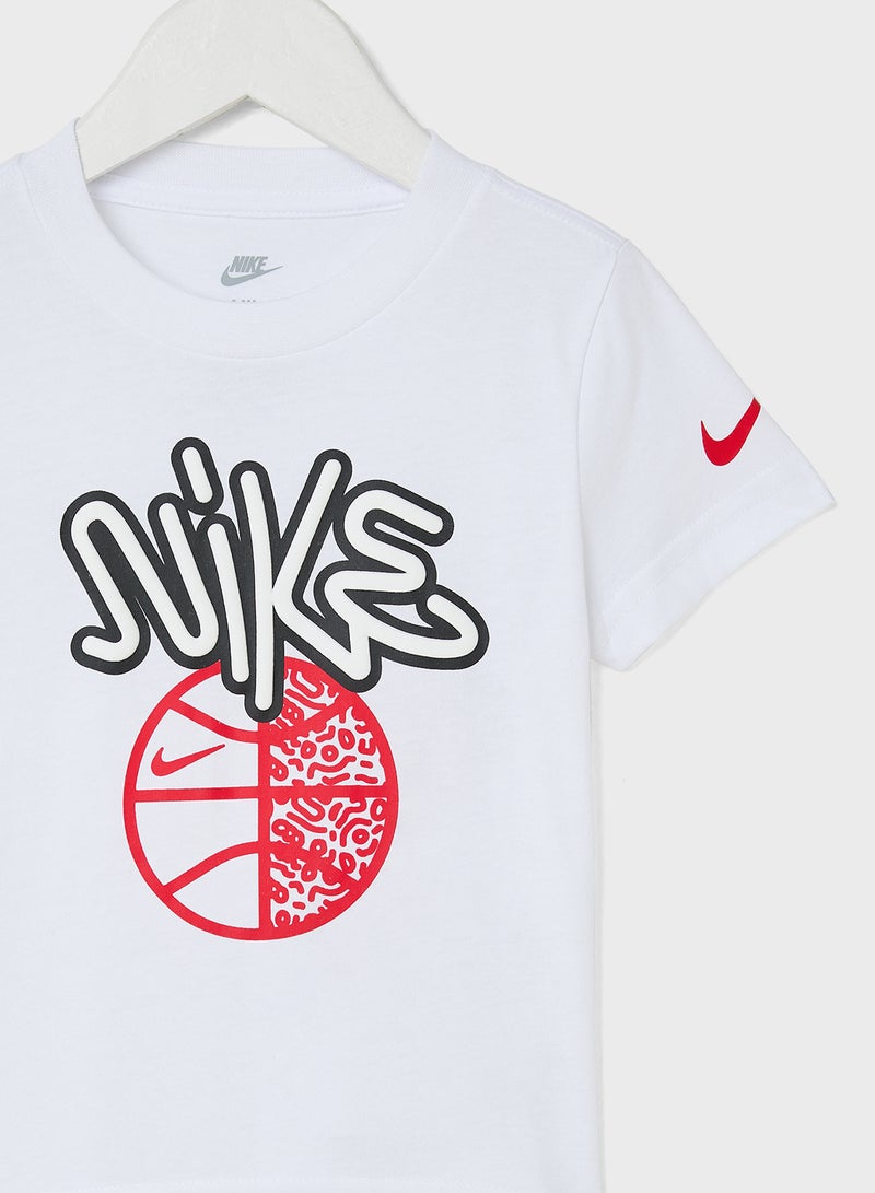 نايكي تيشيرت كرة سلة للأطفال بتصميم يدوي - Image 3