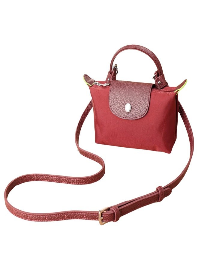 KOMHPS Purse Straps Replacement, Leather Handbag Crossbody Shoulder Strap Kit Adjustable for Mini Longcamp Tote Bag Women - Image 4