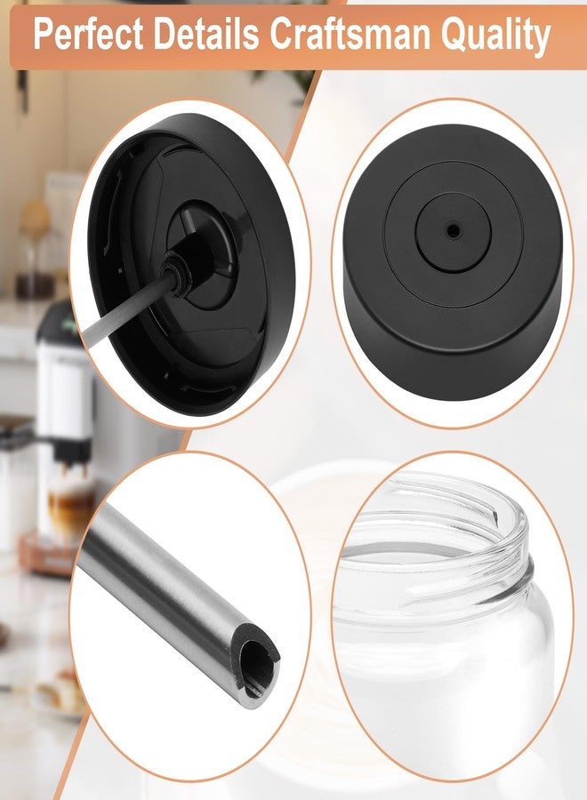 Dgavxa Glass Milk Container for Miele, Compatible with Coffee Machines for Miele CM Desktop, CM 7750 6360 5300 5310 5510 6160 6350, Incompatible for Built-in Coffee Makers - Image 3