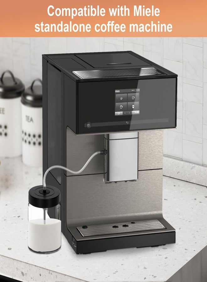 Dgavxa Glass Milk Container for Miele, Compatible with Coffee Machines for Miele CM Desktop, CM 7750 6360 5300 5310 5510 6160 6350, Incompatible for Built-in Coffee Makers - Image 4
