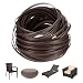 M METERXITY 1Pack Wicker Repair Kit 5mm x 66ft20m Plastic Flat Rattan Replacement Supplies for Patio Furniture RepairBasket MakingChair Weaving Synthetic Woven Rattan Brown - Image 2