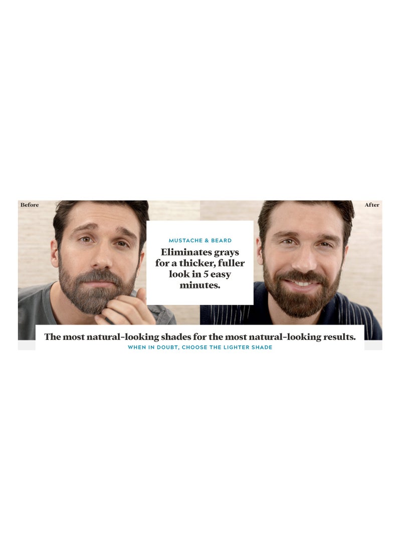 Just For Men Mustach and Beard Colour Real Black M-55  - Image 5