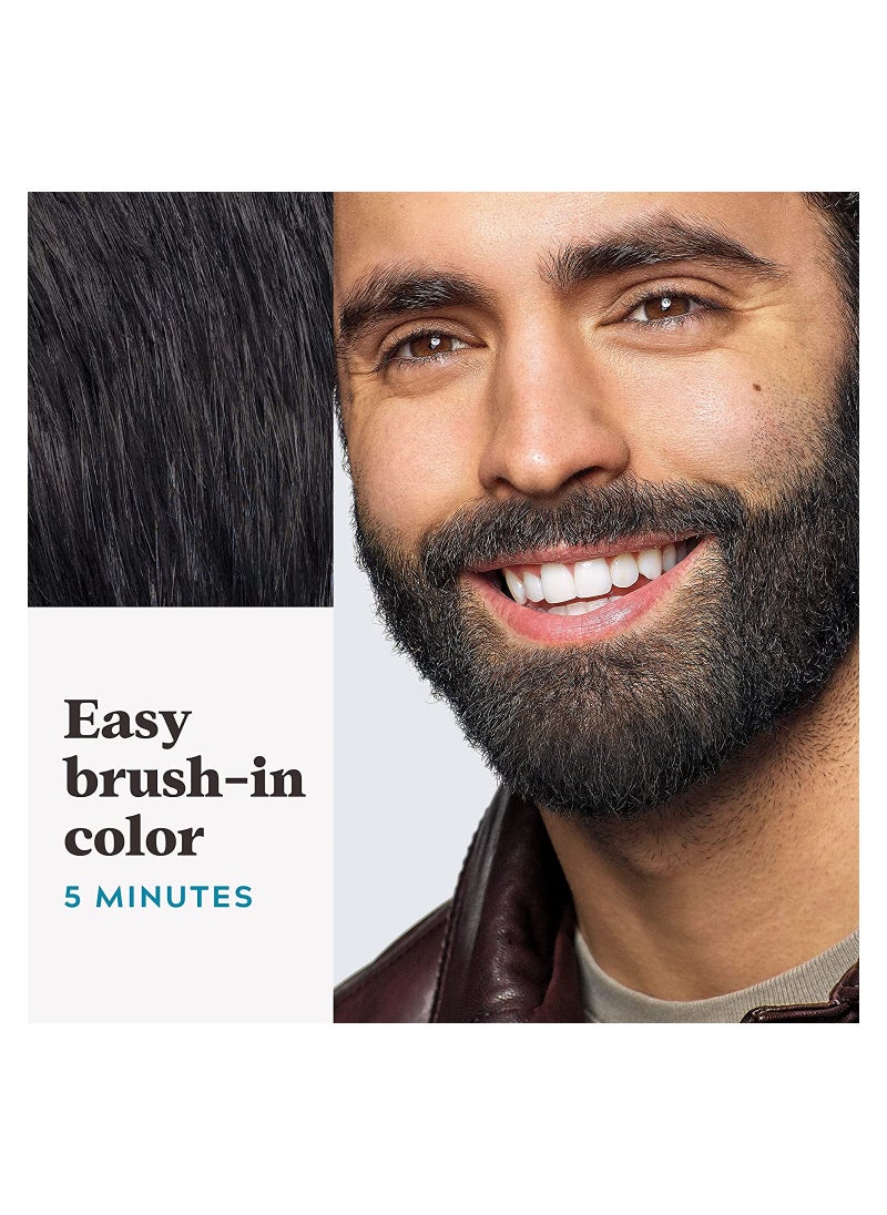 Just For Men Mustach and Beard Colour Real Black M-55  - Image 4