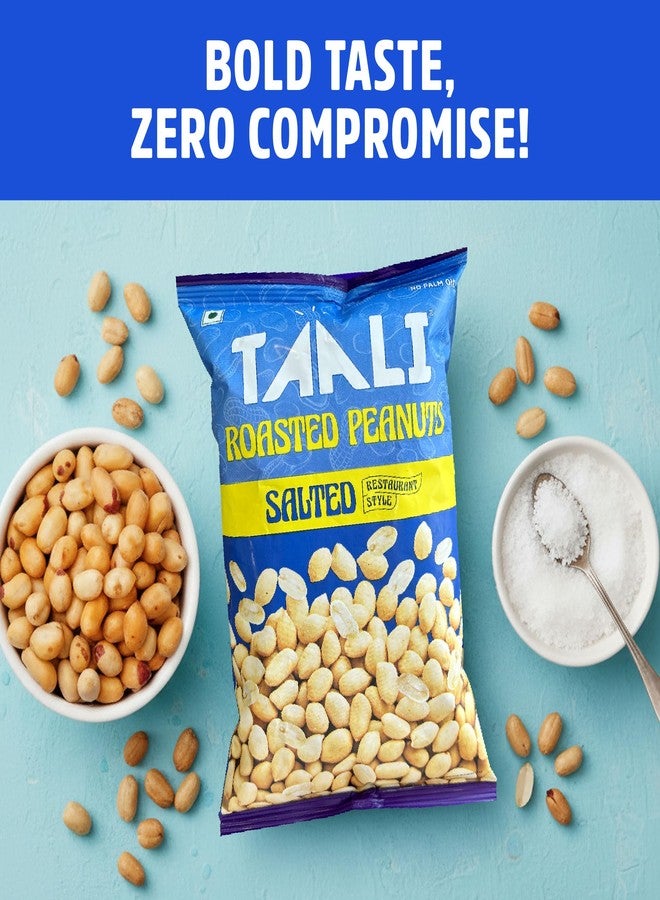 Taali Roasted Peanuts - Salted Peanuts |Crunchy Healthy Snacks | No Trans Fat, Gluten free, Roasted Not Fried (Pack of 4 x 150 gms)(weight may vary) - Image 3