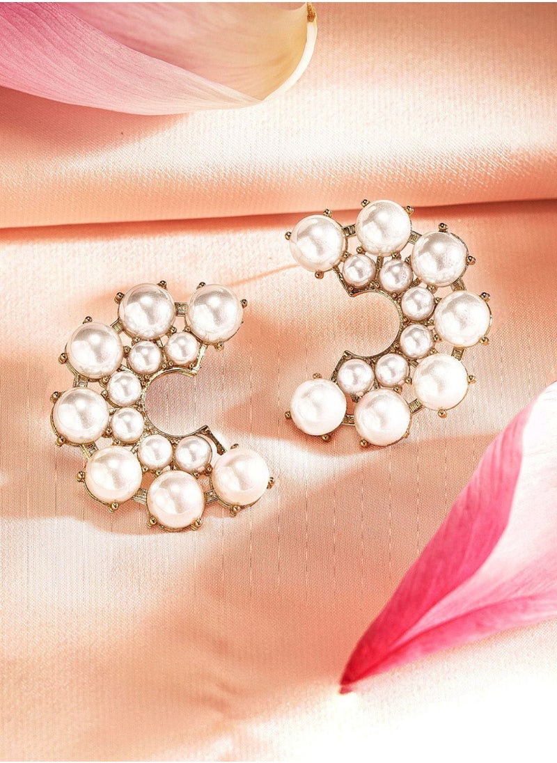 Priyaasi Women Contemporary Studs Earrings  - Image 1