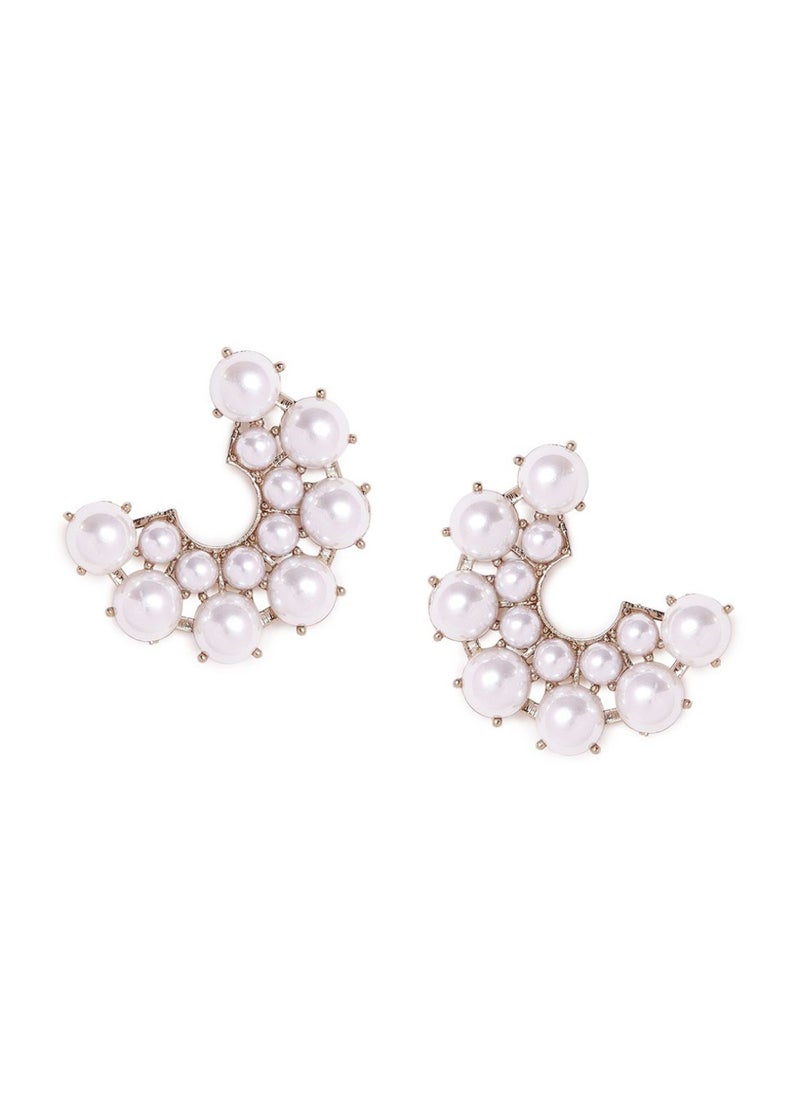 Priyaasi Women Contemporary Studs Earrings  - Image 2