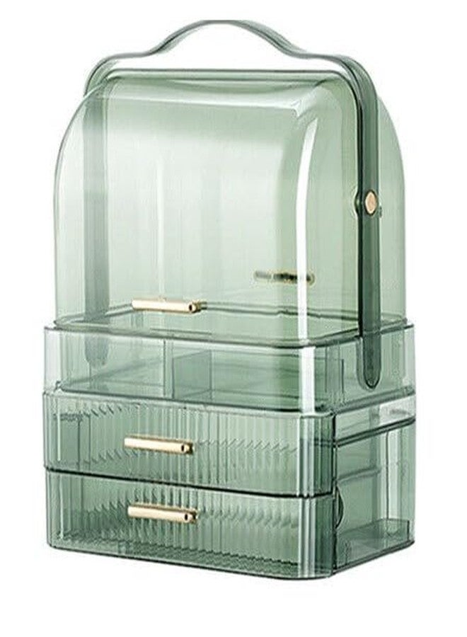 Furret Spacious Acrylic Cosmetic Organizer With Lid Make Up Organizers Storage Box Big Display organizer - Image 1