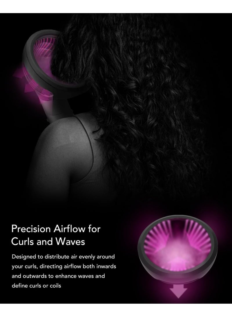KISSUN Wave+Curl Diffuser for Dyson Airwrap Styler, Upgraded Diffuser Nozzle Attachment for Dyson Airwrap HS01 HS05 HS08 for Wavy Curly or Coily Hair Type - Image 4