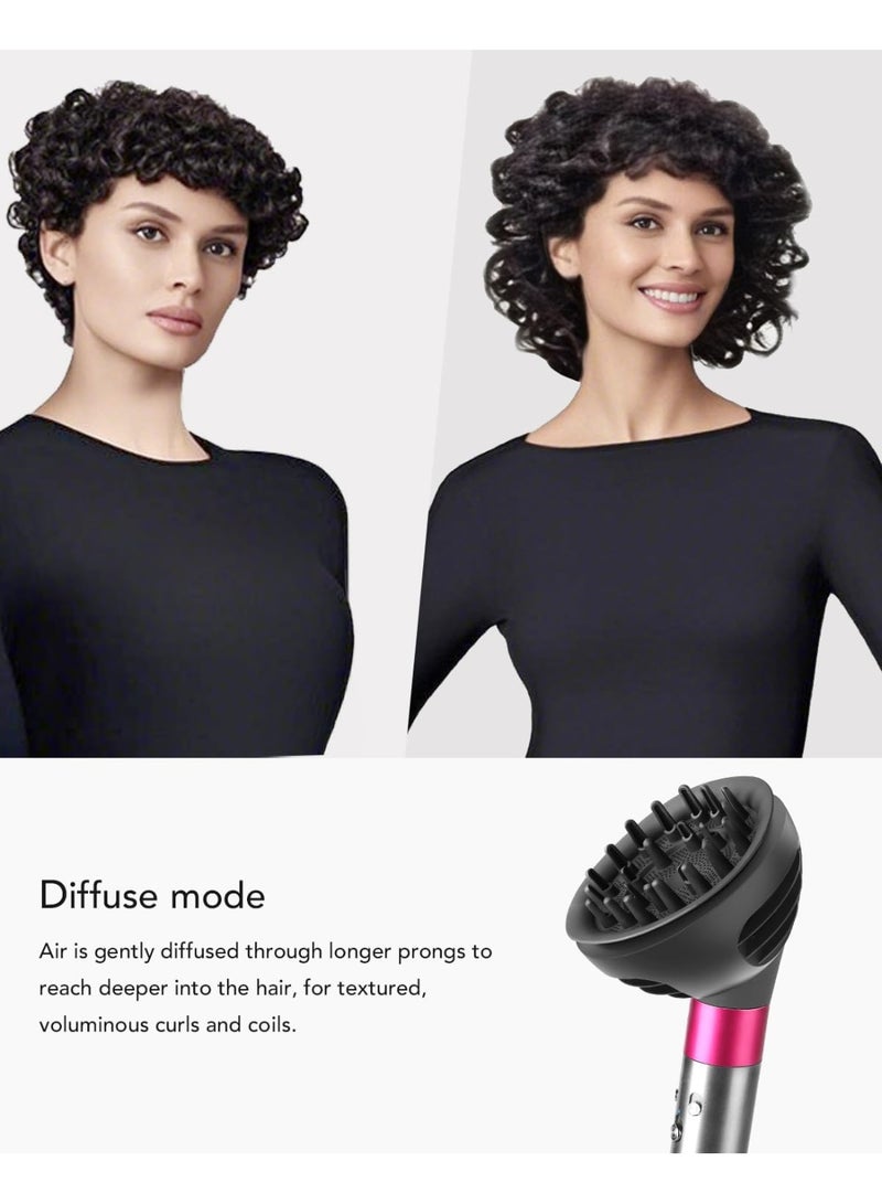 KISSUN Wave+Curl Diffuser for Dyson Airwrap Styler, Upgraded Diffuser Nozzle Attachment for Dyson Airwrap HS01 HS05 HS08 for Wavy Curly or Coily Hair Type - Image 3