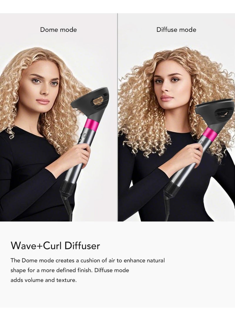 KISSUN Wave+Curl Diffuser for Dyson Airwrap Styler, Upgraded Diffuser Nozzle Attachment for Dyson Airwrap HS01 HS05 HS08 for Wavy Curly or Coily Hair Type - Image 5