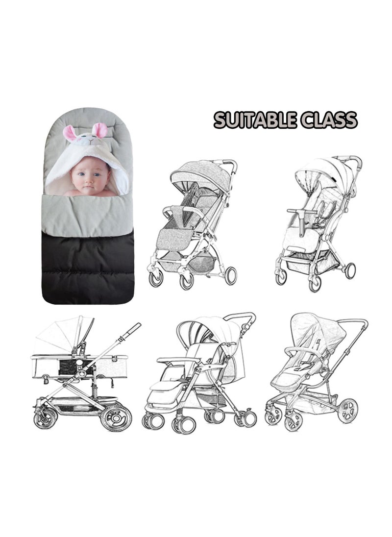 Generic - Universal Baby Sleeping Bag for Pushchair and Stroller, Winter Warm Footmuffs for Cozy Comfort, Extra Long Design for Babies and Toddlers - Image 1