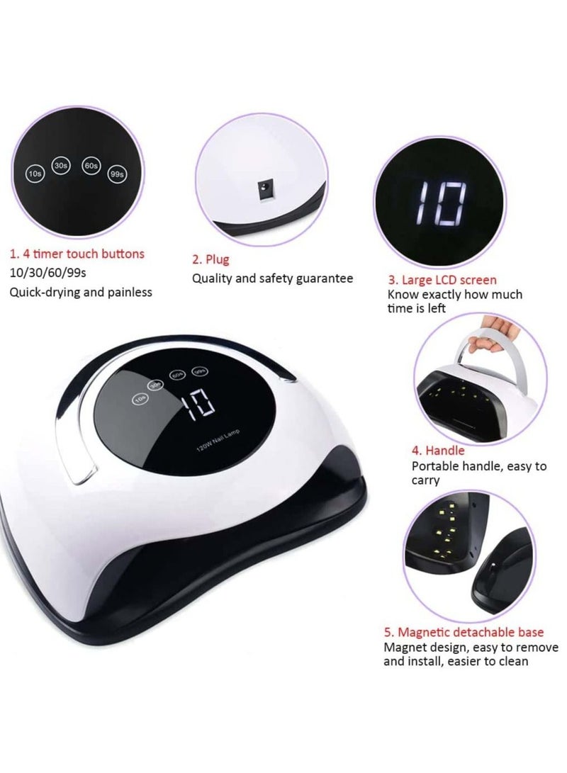 Sun Nail Dryer LED Lamp Light for Nails Polish Manicure Gel Machine Beauty Salon - Image 3