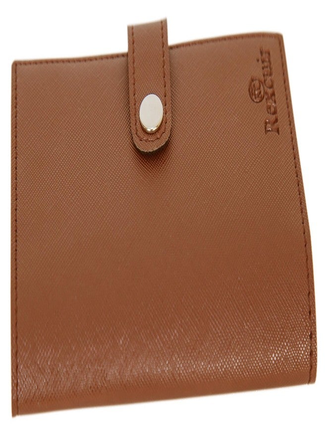 RC Rexcuir Passport Holder for Men and Women | Vegan Leather Passport Cover Wallet… (Brown) - Image 5