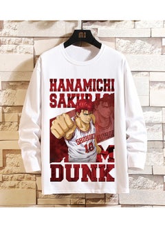 KUYING New Slam Dunk Master Loose Casual Long Sleeve Bottom Shirt  - Image 1