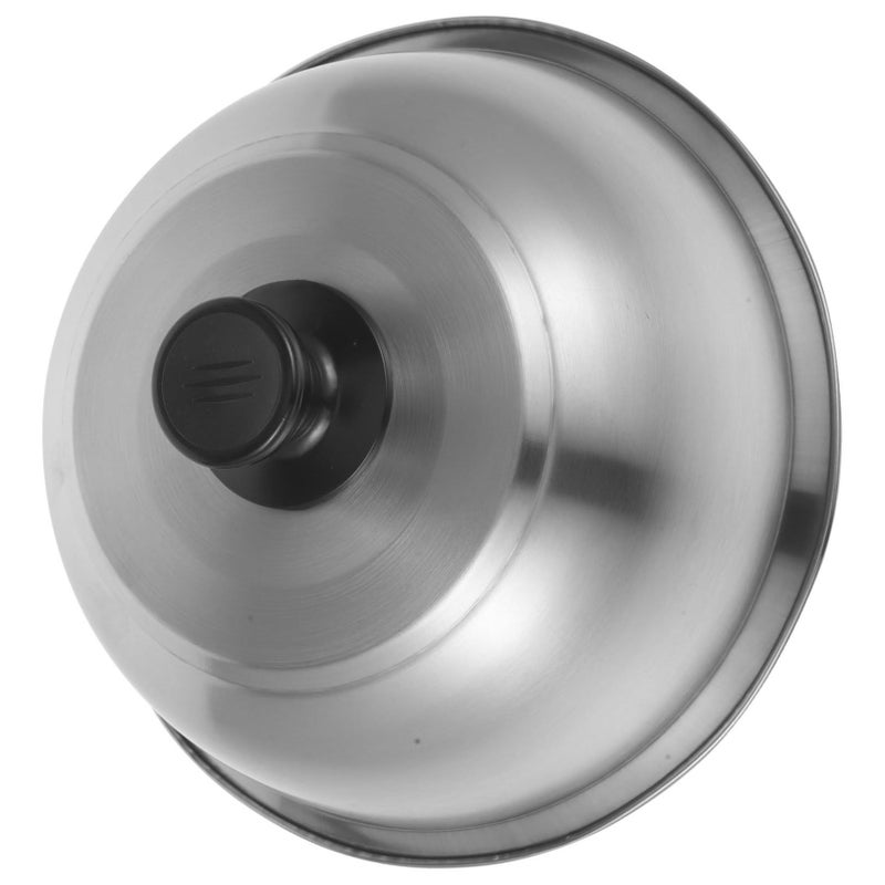 Stainless Steel Steak Splatter Guard Lid For Grilling Fish Oil Splash Easy To Clean - Image 2