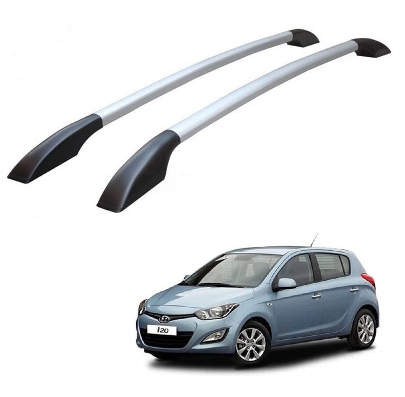 SPREADX Car Non-Drilling Metal Roof Rail Set Suitable for Hyundai i20 - Image 1