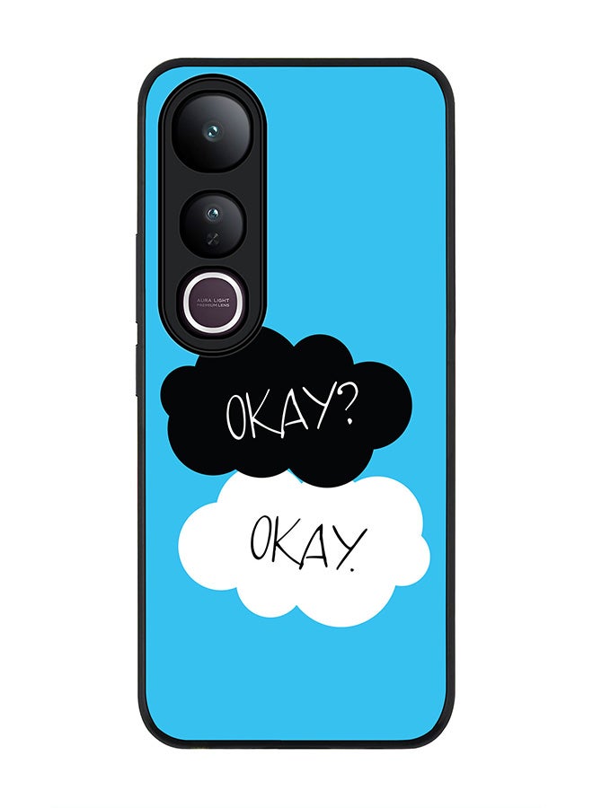 Stylizedd For vivo V50 Lite Case,Slim fit Camera Protection, Shockproof Thin Phone cover  - Okay Okay