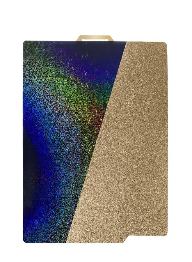 IdeaFormer-3D لوحة بناء IdeaFormer-3D Rainbow PEY+Textured PEI لطابعات Bambu Lab X2D/X1C/X1/X1E/A1/P1S/P1P/P2S، صفيحة فولاذية زنبركية مزدوجة الجوانب من PEY PEI مقاس 257x257 مم لطابعات Bambulab ثلاثية الأبعاد - Image 1